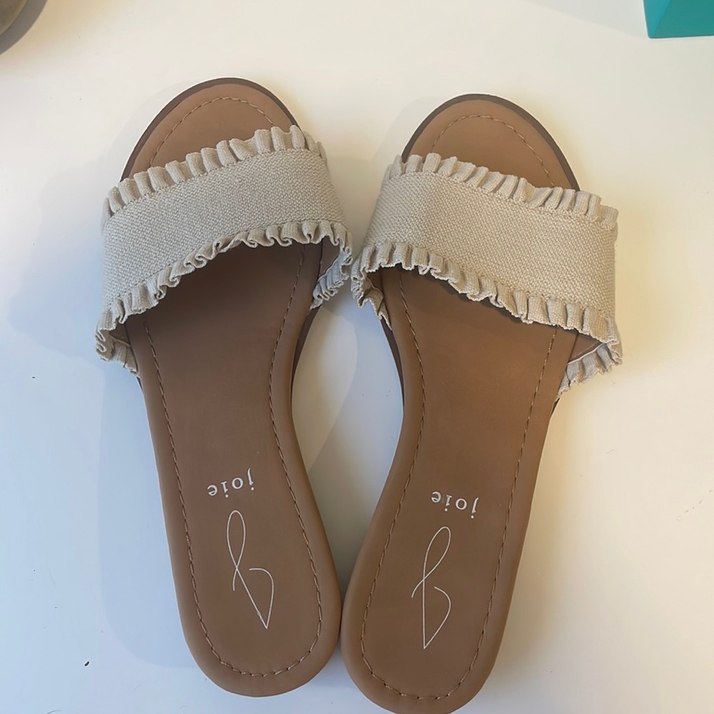 Beige sandals